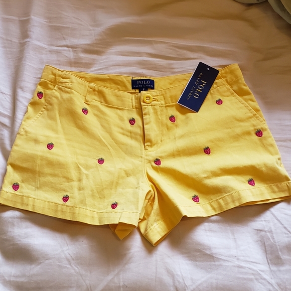 💕Polo Ralph Lauren Strawberry Shorts- Size 16 💕 - Picture 2 of 6